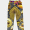 Robotic Abstrak Women's All-Over Print Belted Tapered Pants