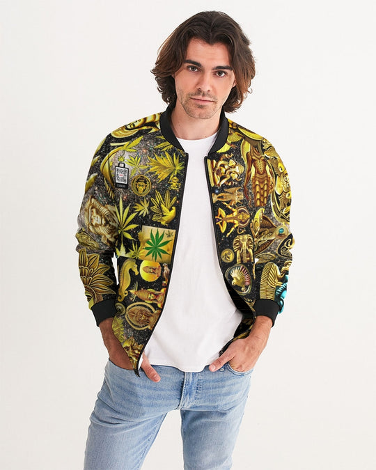 Ancient Abtsrak Men's All-Over Print Bomber Jacket