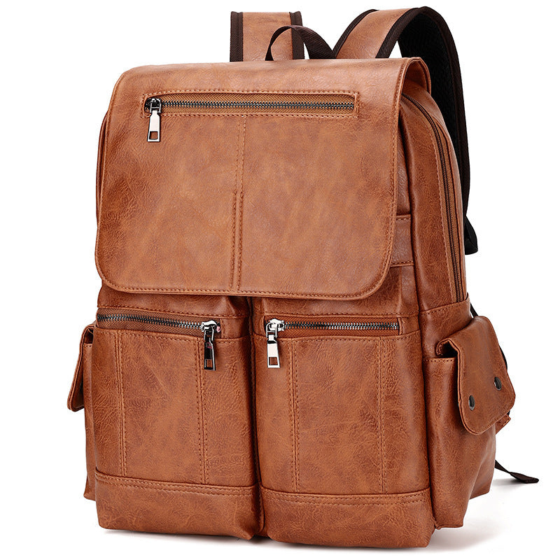 Men's Computer Bag Vintage Canvas Backpack