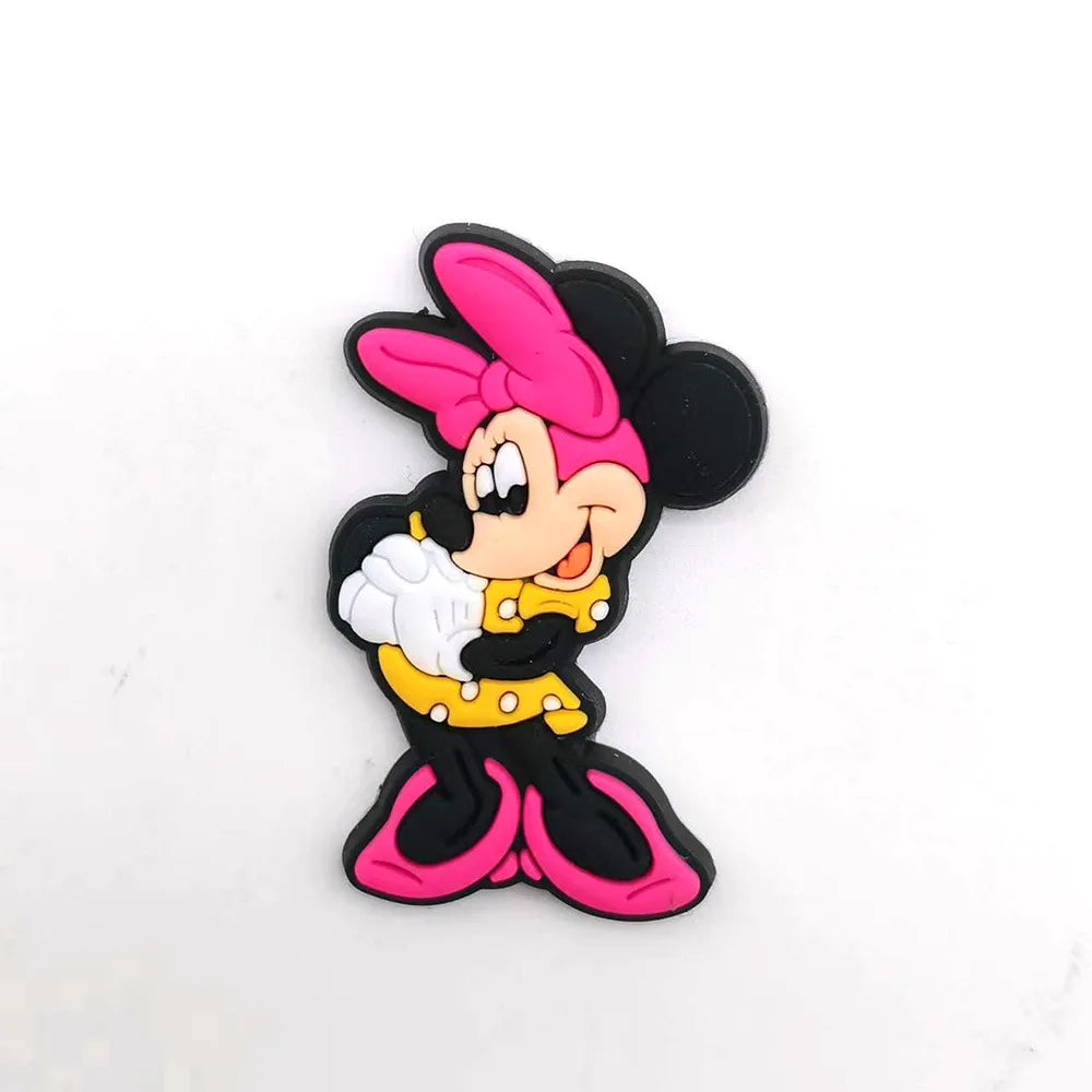 MINISO 1pcs cartoon Disney series DIY shoe charms Accessories buckle clogs sandals Garden shoes decorate kids gifts