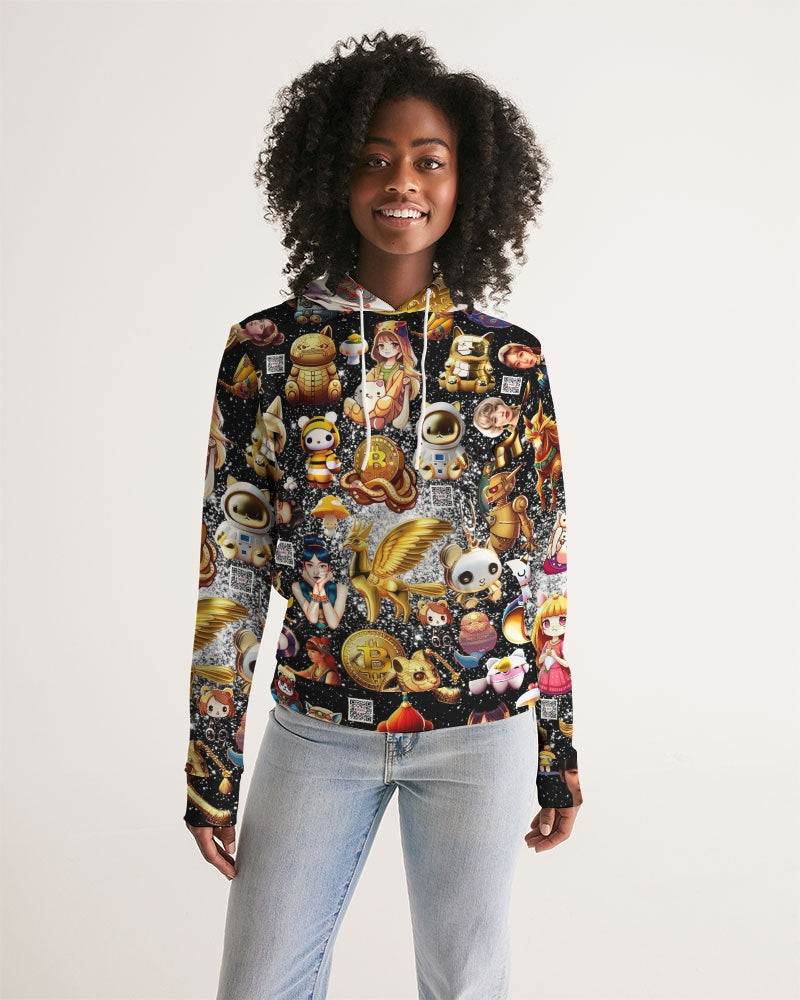 Womens Abstrak Women's All-Over Print Hoodie