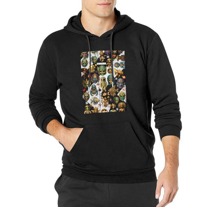 DTG 255gsm Men's Pocket Hoodie (Front Printing)