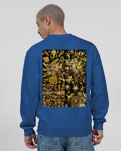 Mixed Abstract Design Unisex Premium Crewneck Sweatshirt | Lane Seven