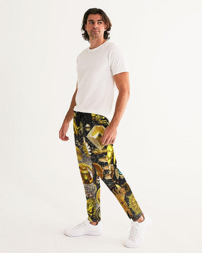 Ancient Abstrak Men's All-Over Print Joggers