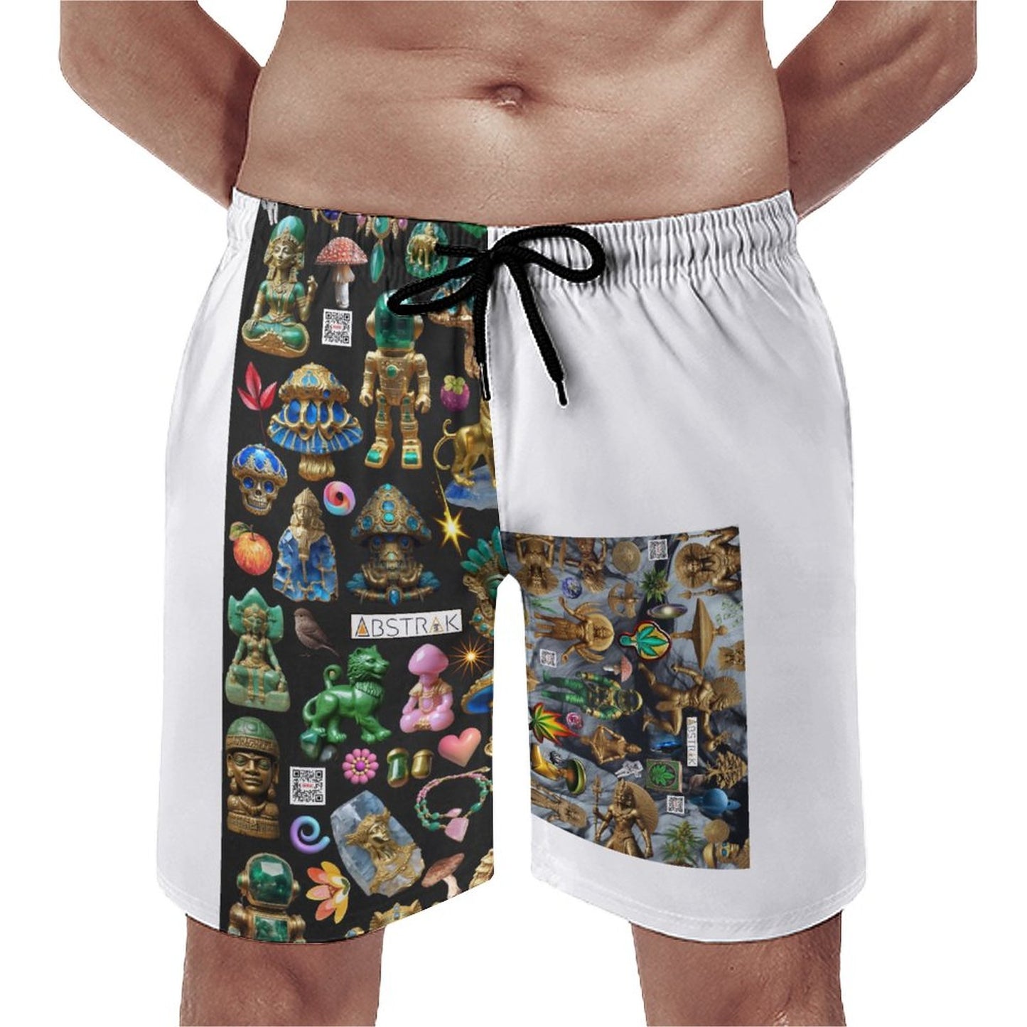 Men's Board Shorts D1P (All-Over Printing)