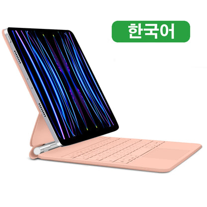 GOOJODOQ Magic Keyboard for iPad Pro 11 Inch 4th/3rd/2nd/1st Gen iPad Air 6 11 2024 Air4 Air 5 Floating Stand Bluetooth Keyboard