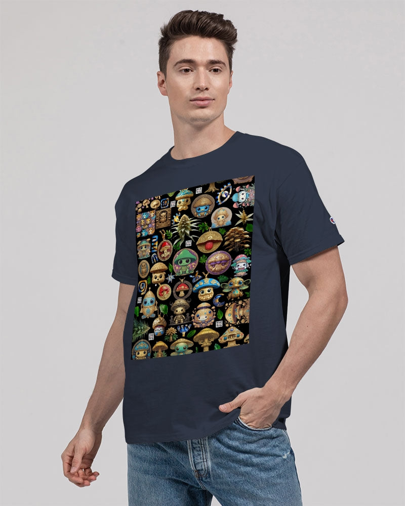 Mushroom Abstak Collection Unisex Tee | Champion