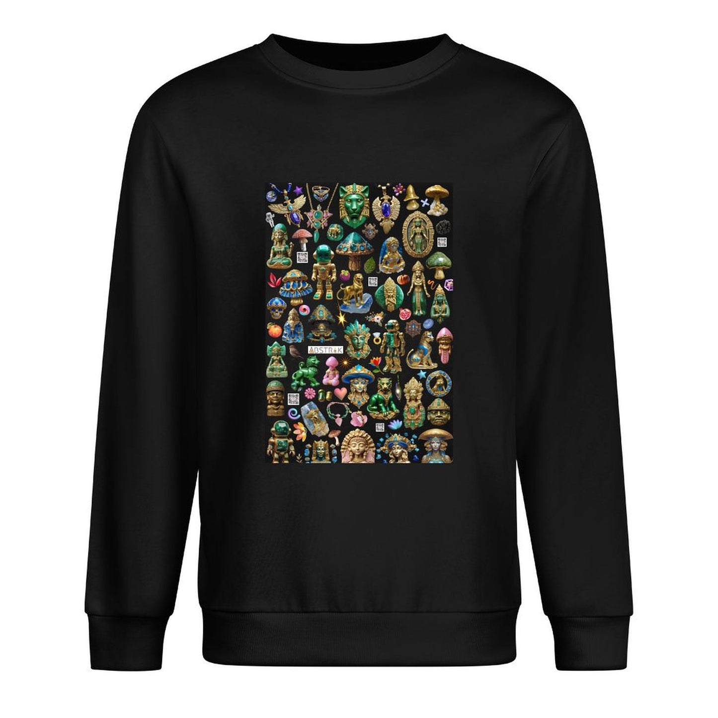 DTF 250gsm Cotton Men's Sweatshirt (Dual-sided Printing)