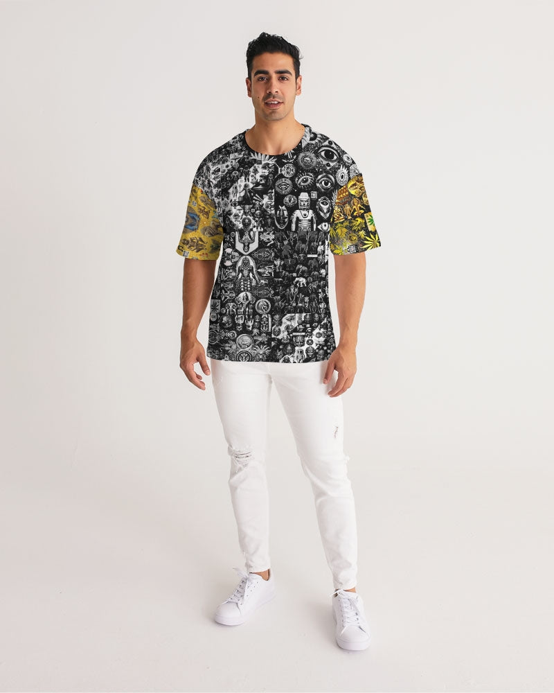 Abstraknyc Men's All-Over Print Premium Heavyweight Tee