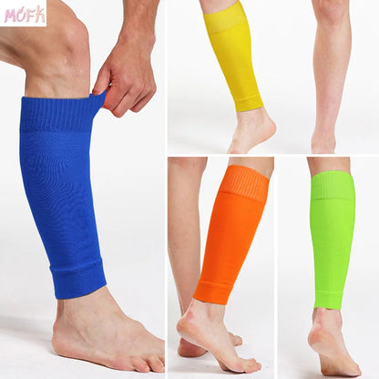 2023 Leg Warmers Basketball Football Men's Sports Socks Adult Elastic Soccer Shin Guard Calf Socks Children's Leg Brace Socks