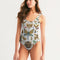 Abstrak dragonfly Women's All-Over Print One-Piece Swimsuit