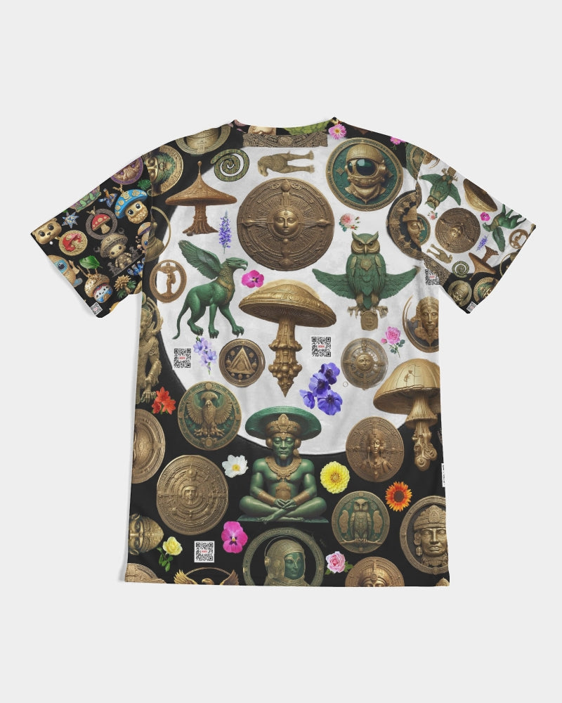 Mushroom Abstak Collection Men's All-Over Print Tee