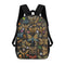 17 inch Black Schoolbag & Shoulder Backpack