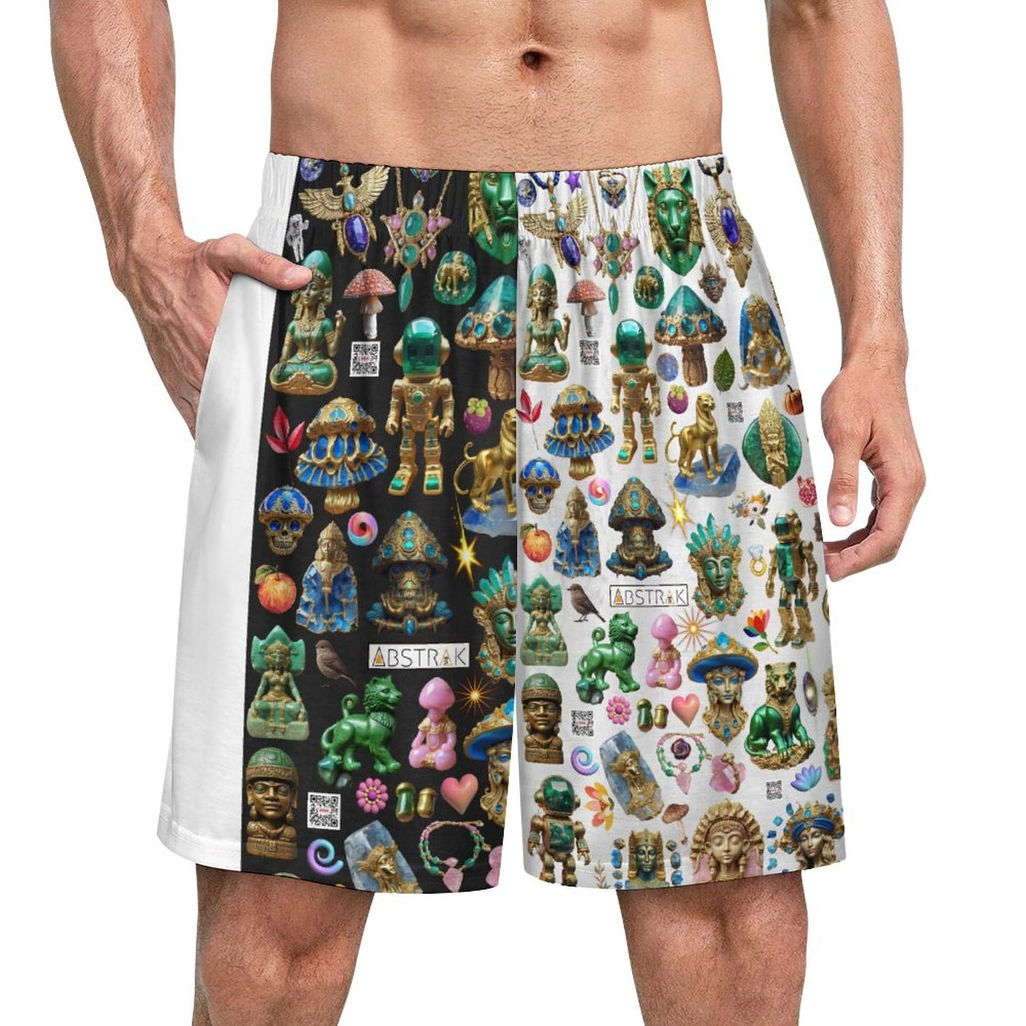 170gsm Pajama Shorts for Men LM012 (All-Over Printing)