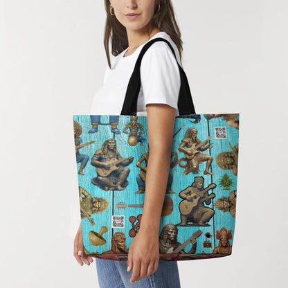 Large One Shoulder Shopping Bag (All-Over Printing)