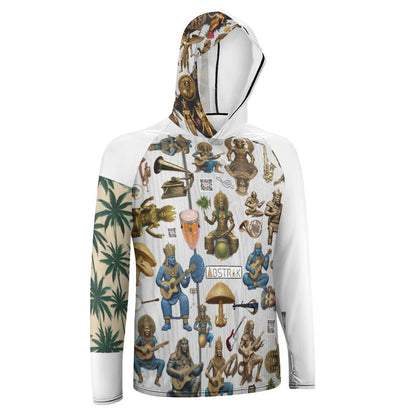 Men's Long Sleeve Hoodie NZ145 (All-Over Printing)