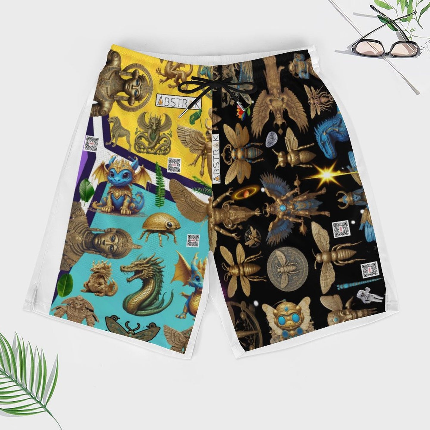 Men's Hawaiian shorts with 4 Pockets