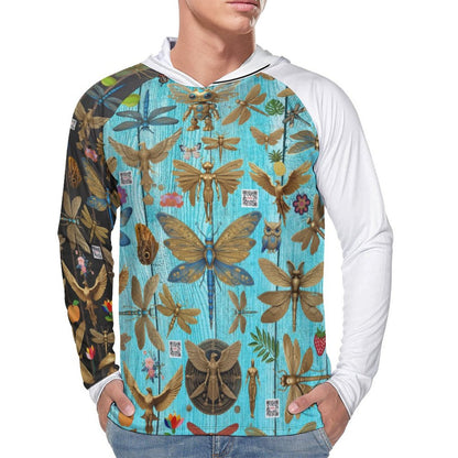 Men's Long Sleeve Hoodie NZ145 (All-Over Printing)