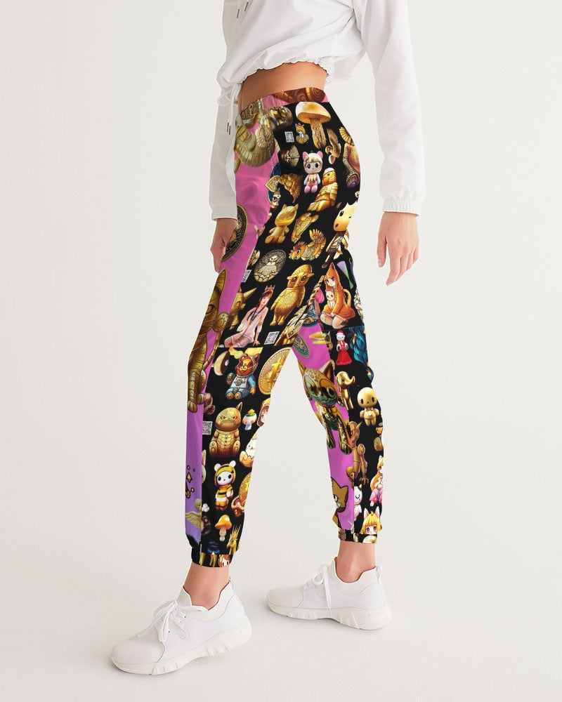 4 Annunaki Abstrak Collection Women's All-Over Print Track Pants