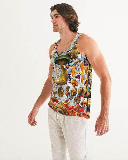 Illustration Abstrak Men's All-Over Print Tank