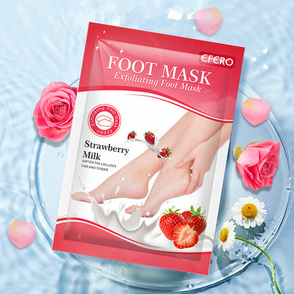 2024 New Exfoliating Foot Mask Foot SPA Pedicure Socks Removing Dead Skin Whitening Heels Feet Peeling Anti Cracked Foot Skin Care