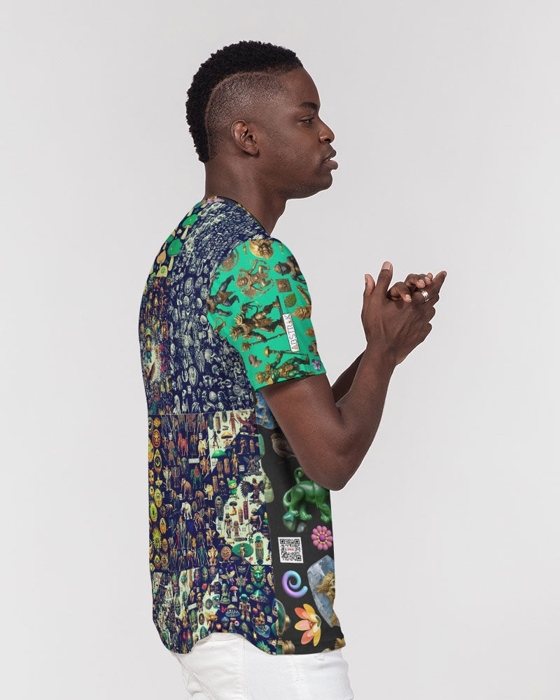 Abstraknyc Men's All-Over Print Pocket Tee