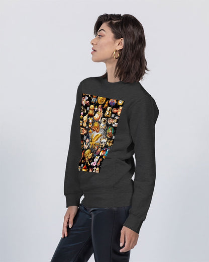 Womens Abstrak Unisex Premium Crewneck Sweatshirt | Lane Seven