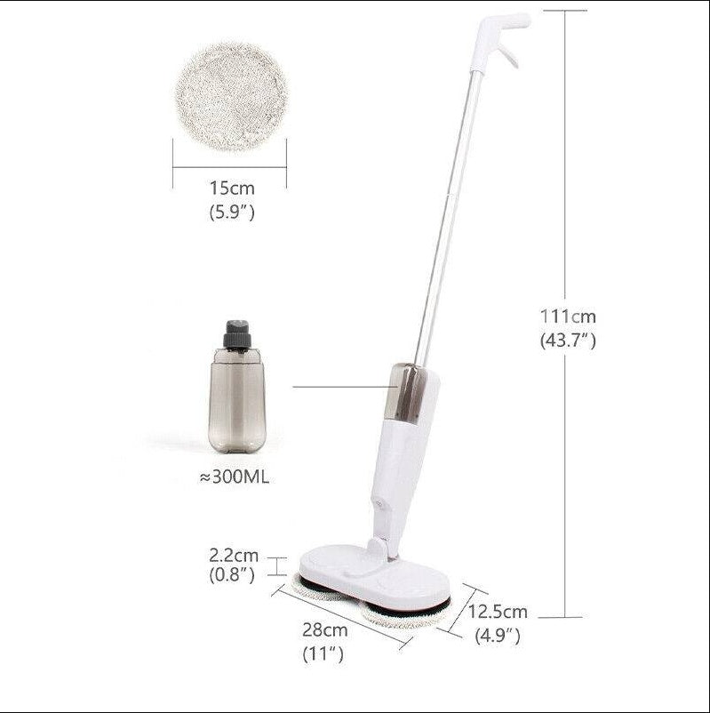 5-In-1 Cordless Electric Mop Cleaner Floor Polisher Sweeper Washer Scrubber