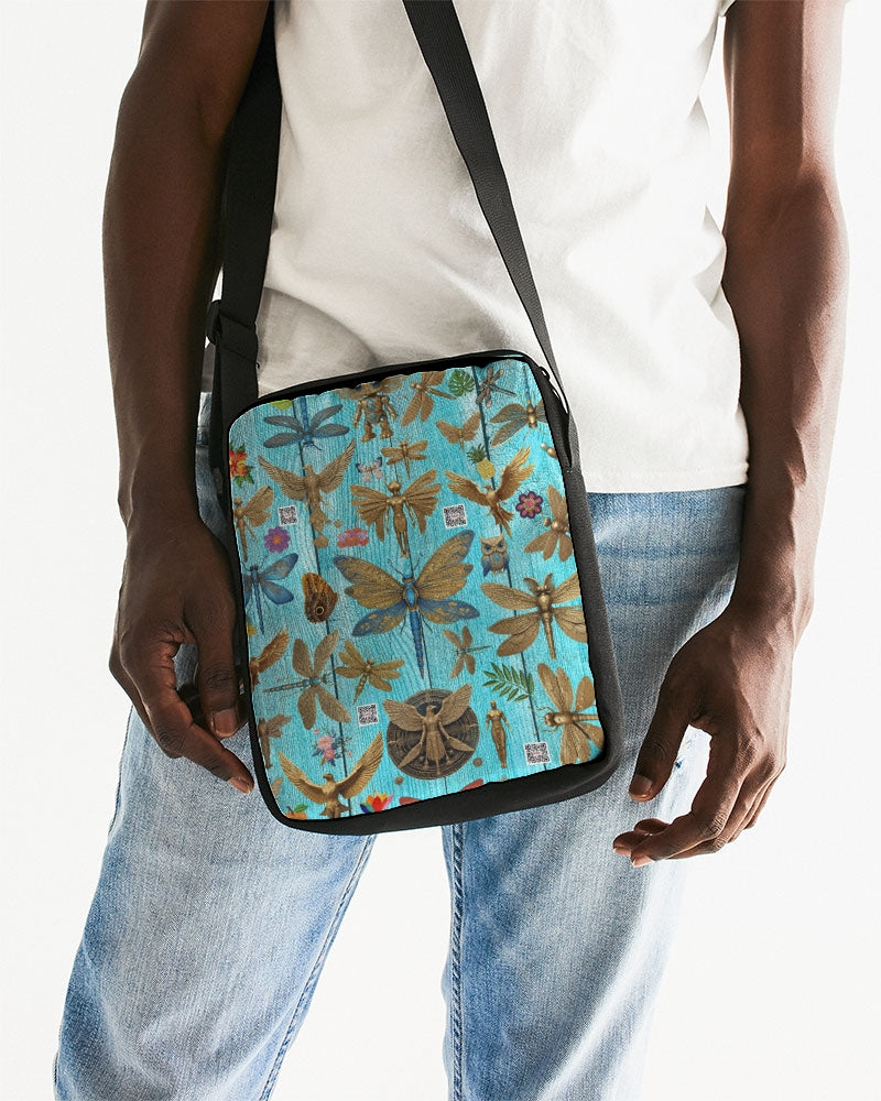 Abstrak dragonfly Messenger Pouch