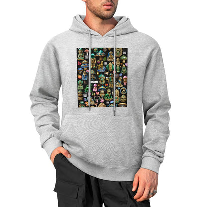 DTF 250gsm Cotton Men's Hoodie with Pocket (Front Printing)