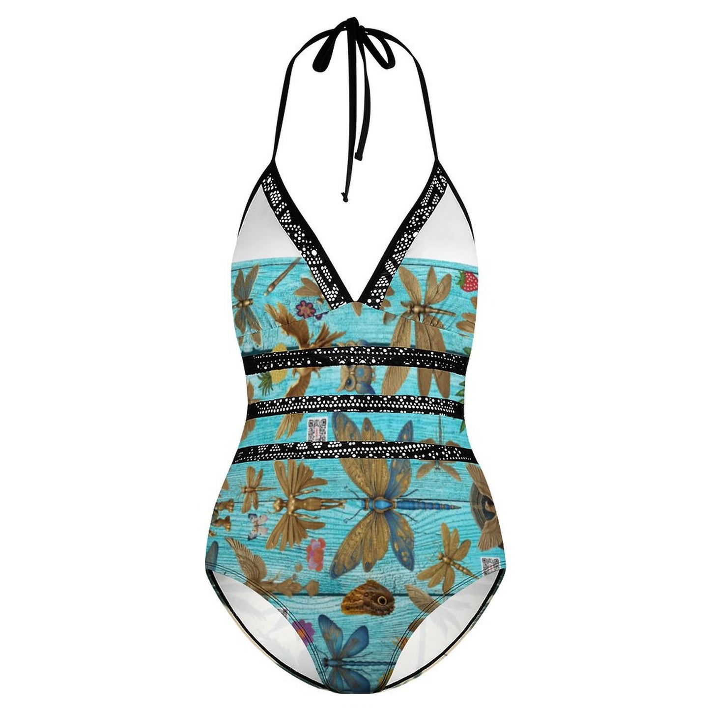 Women's Halter One-Piece Swimsuits YS20001 (All-Over Printing)