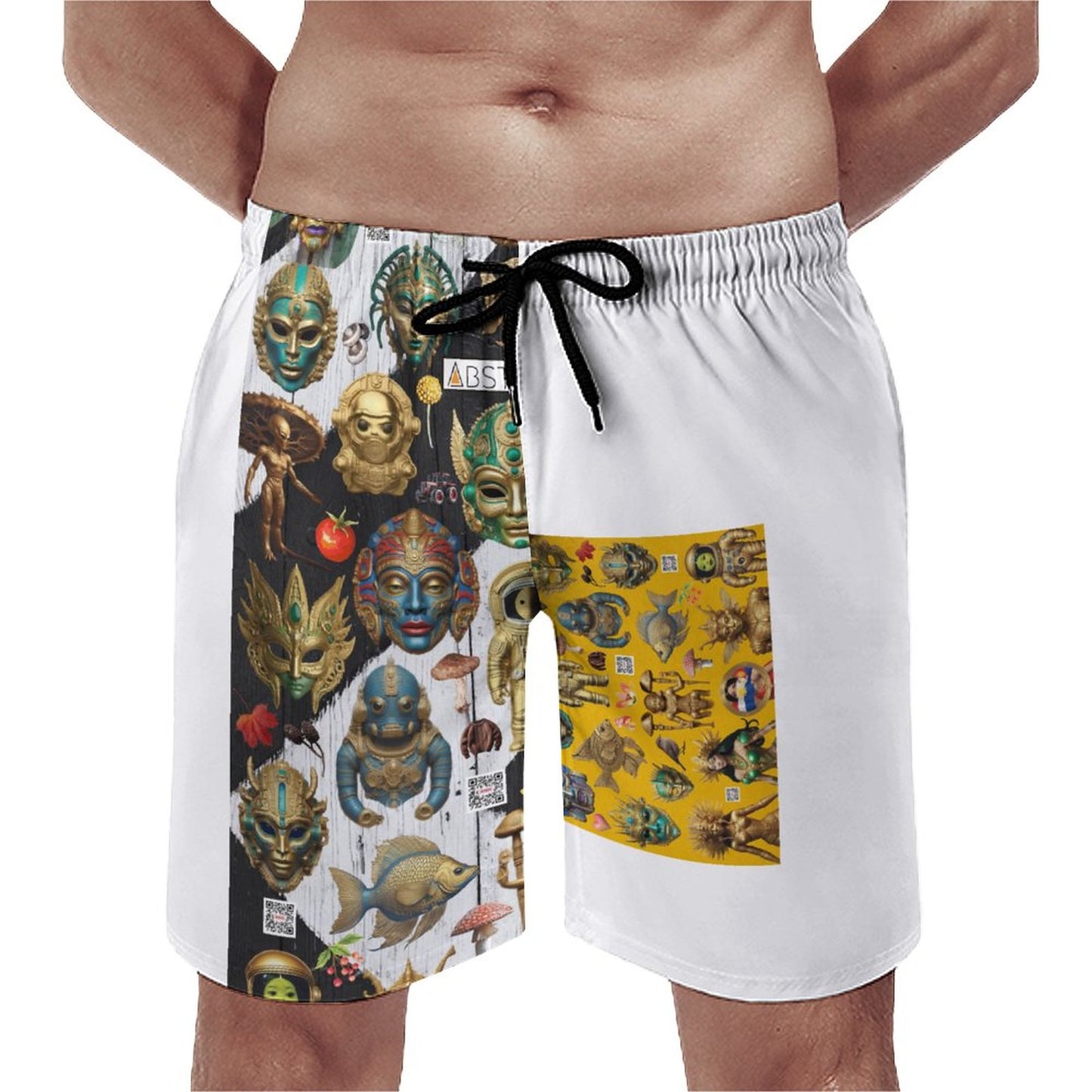 Men's Board Shorts D1P (All-Over Printing)