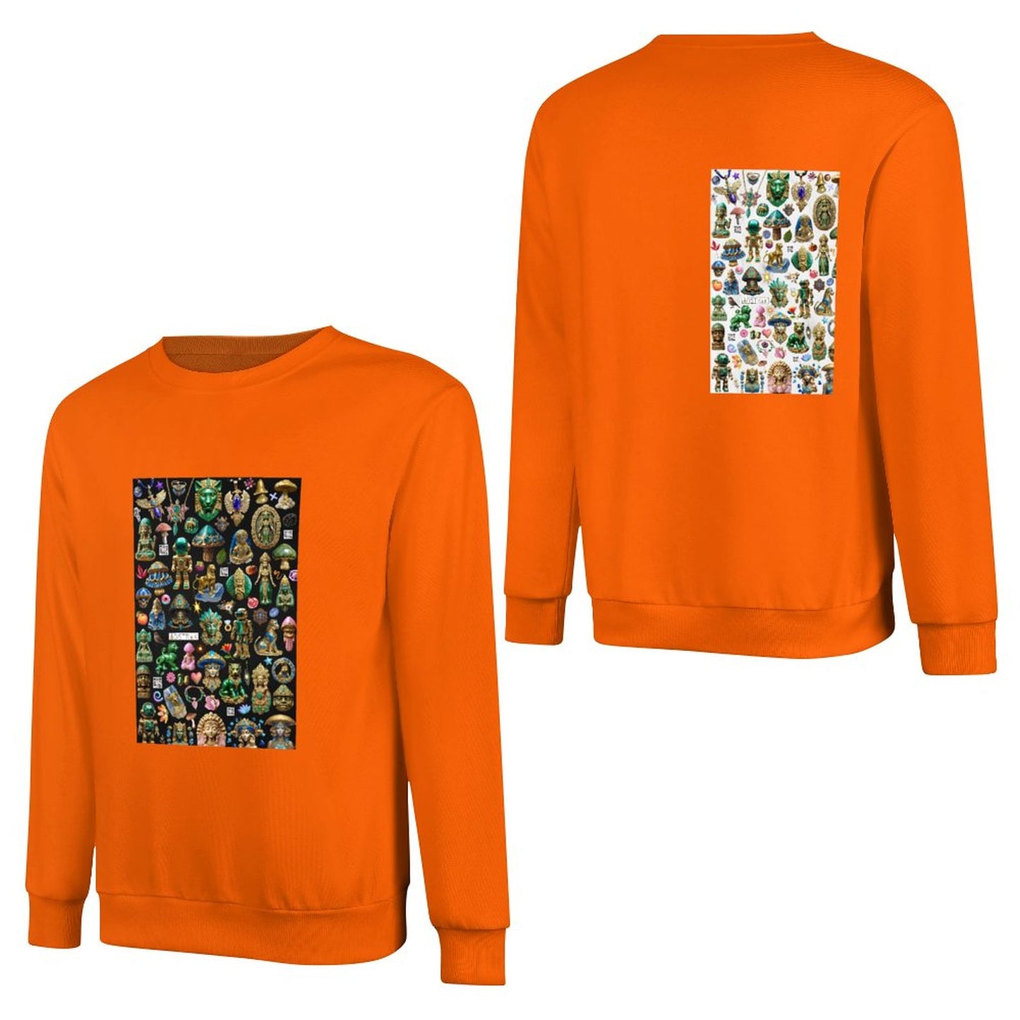 DTF 250gsm Cotton Men's Sweatshirt (Dual-sided Printing)