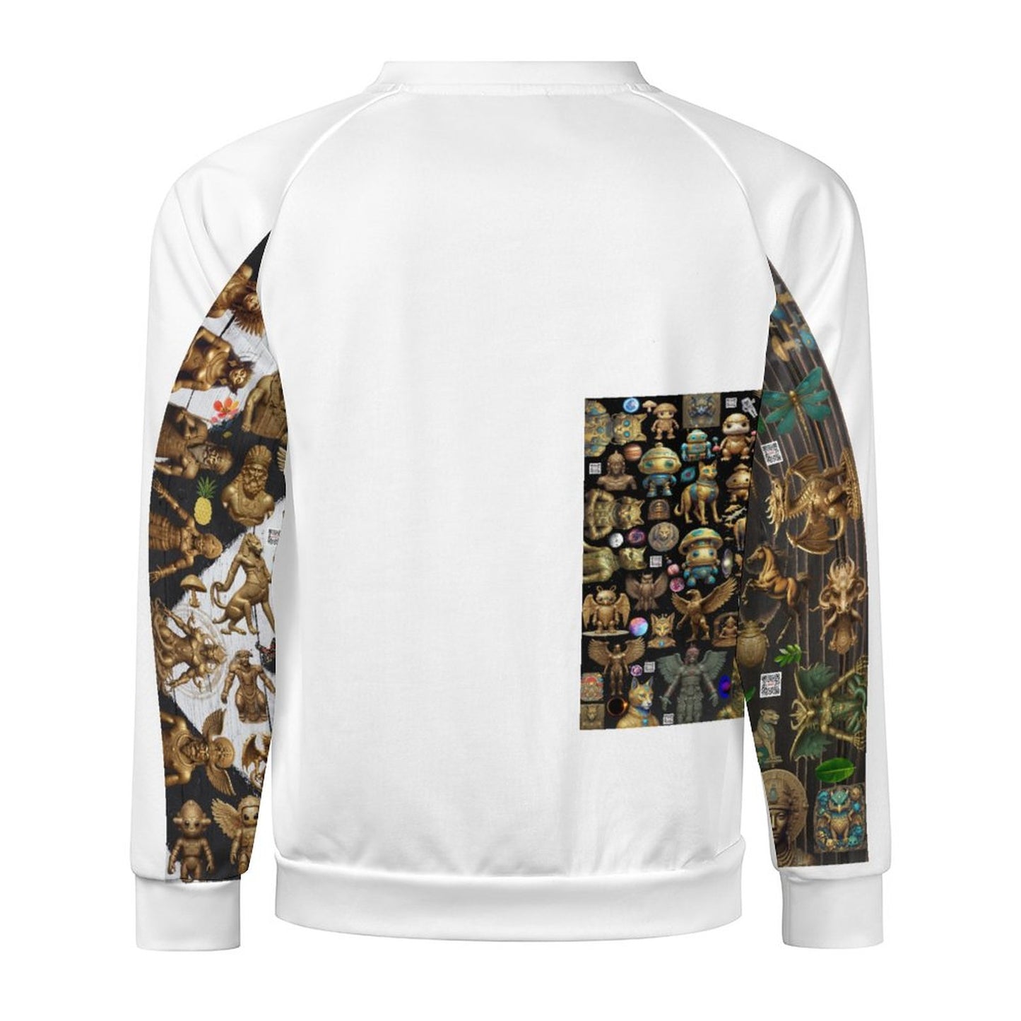 280gsm Men's Crewneck Sweatshirt Raglan A27H (All-Over Printing)