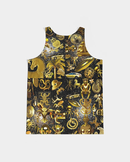 Outer Space Abstrak Men's All-Over Print Tank