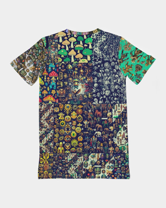 Abstraknyc Men's All-Over Print Pocket Tee