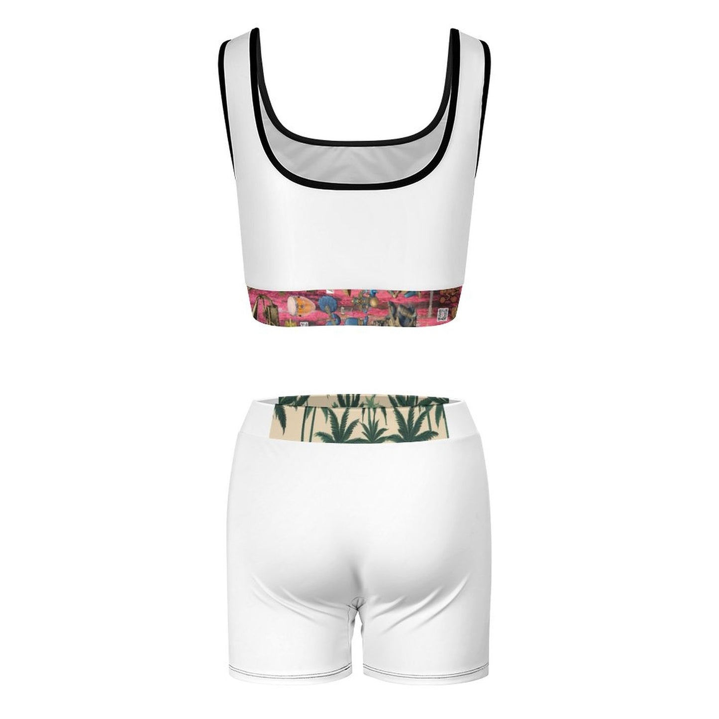 Custom Printed Yoga Workout Outfits YJ052