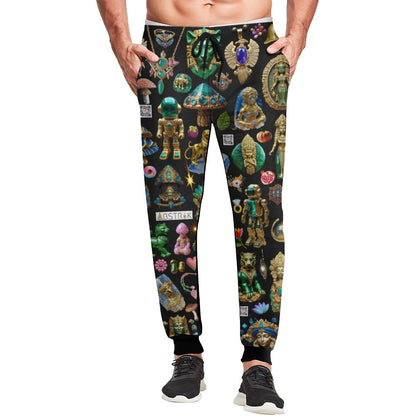 Men's Printed Sweatpants (Front All-Over Printing)