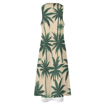 Sleeveless Ankle-length Dress GQ (All-Over Printing)