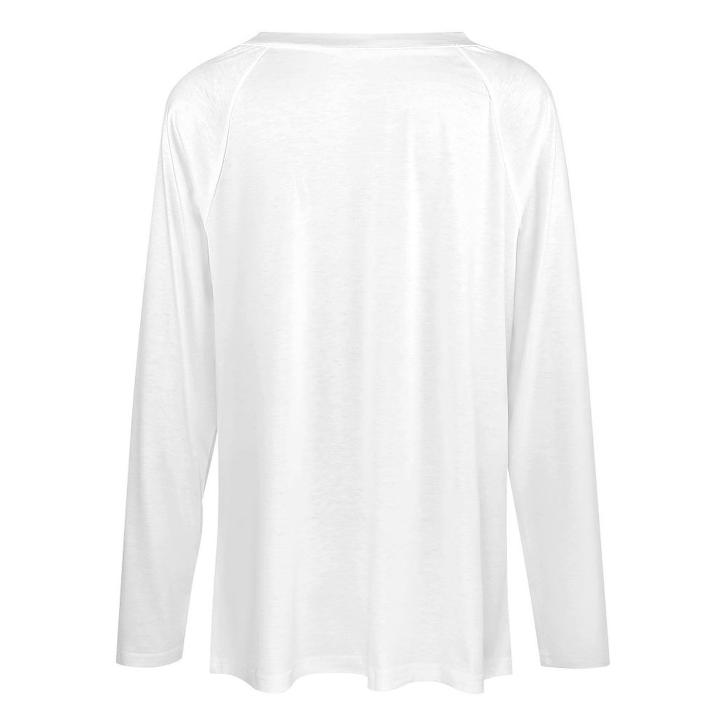 V-neck Loose Long Sleeve T-shirt TLREV2 (All-Over Printing)