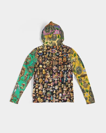 Ancient Abstrak Collection Women's All-Over Print Hoodie