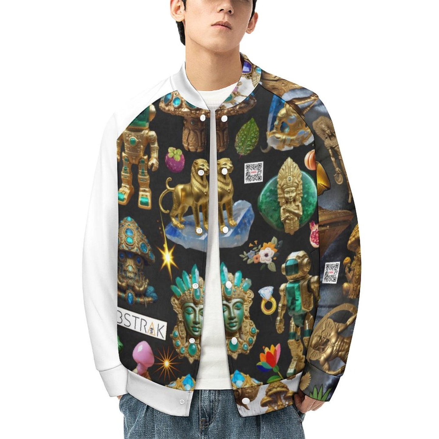 Men's Baseball Jacket (All-Over Printing)