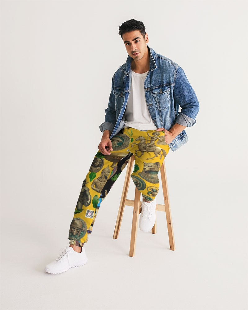 Mushroom Abstak Collection Men's All-Over Print Track Pants