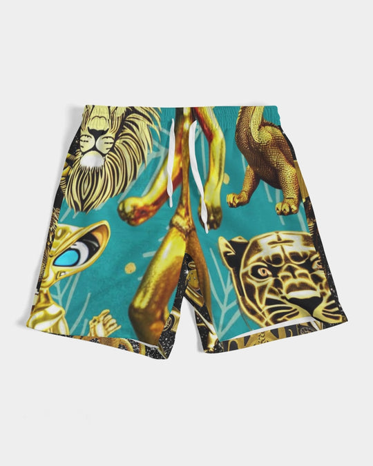 Outer Space Abstrak Men's All-Over Print Swim Trunk