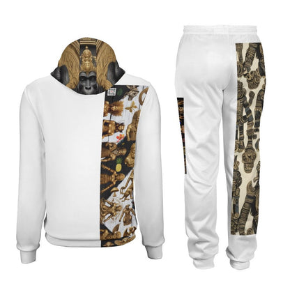 250gsm Imitation Cotton Hoodie & Joggers Set 4T03 (All-Over Printing)