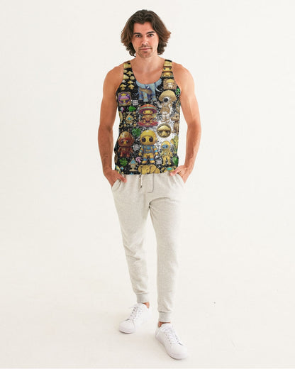 Elephant Collection Men's All-Over Print Tank