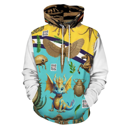 230gsm Men's Cool Hoodie with Double-layer Cap (All-Over Printing)