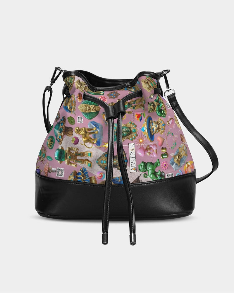 Abstraknyc Mini Drawstring Bucket Bag