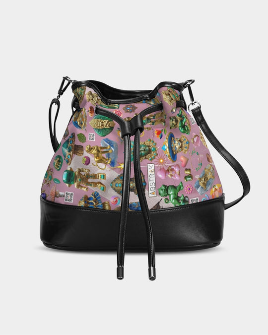 Abstraknyc Mini Drawstring Bucket Bag