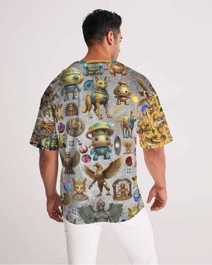 Elephant Collection Men's All-Over Print Premium Heavyweight Tee